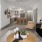 a living room with a couch and a table