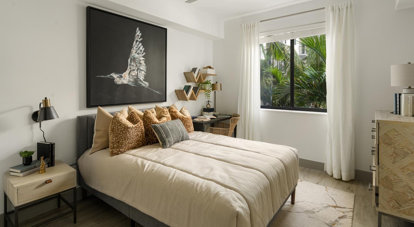 Generous bedroom offerings to fit every family a bedroom with a large window