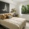 a bedroom with a large window